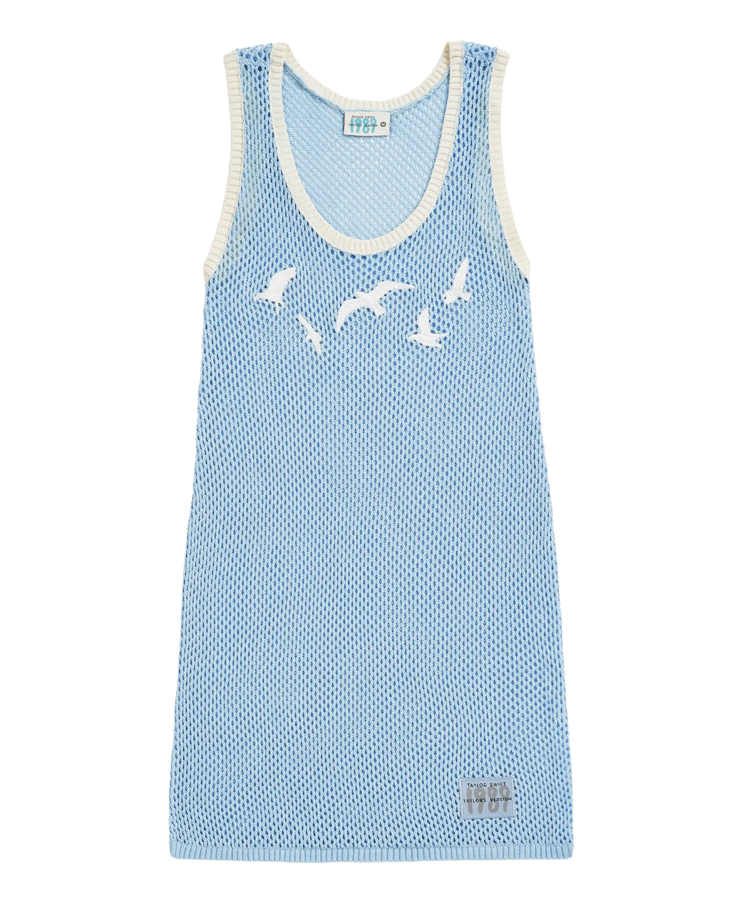 1989 Seagull Mesh Coverup Dress